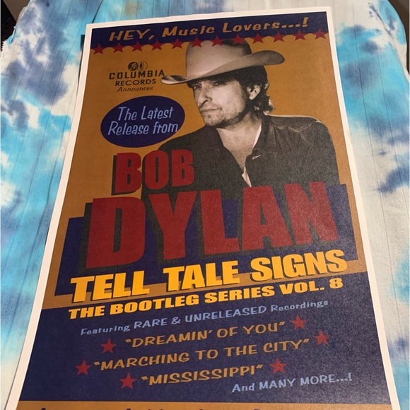 Bob Dylan Tell Tale Signs Bootleg Series Vol. 8 11x16 Promotional Poster 🎶🎸🎶 - Picture 5 of 8